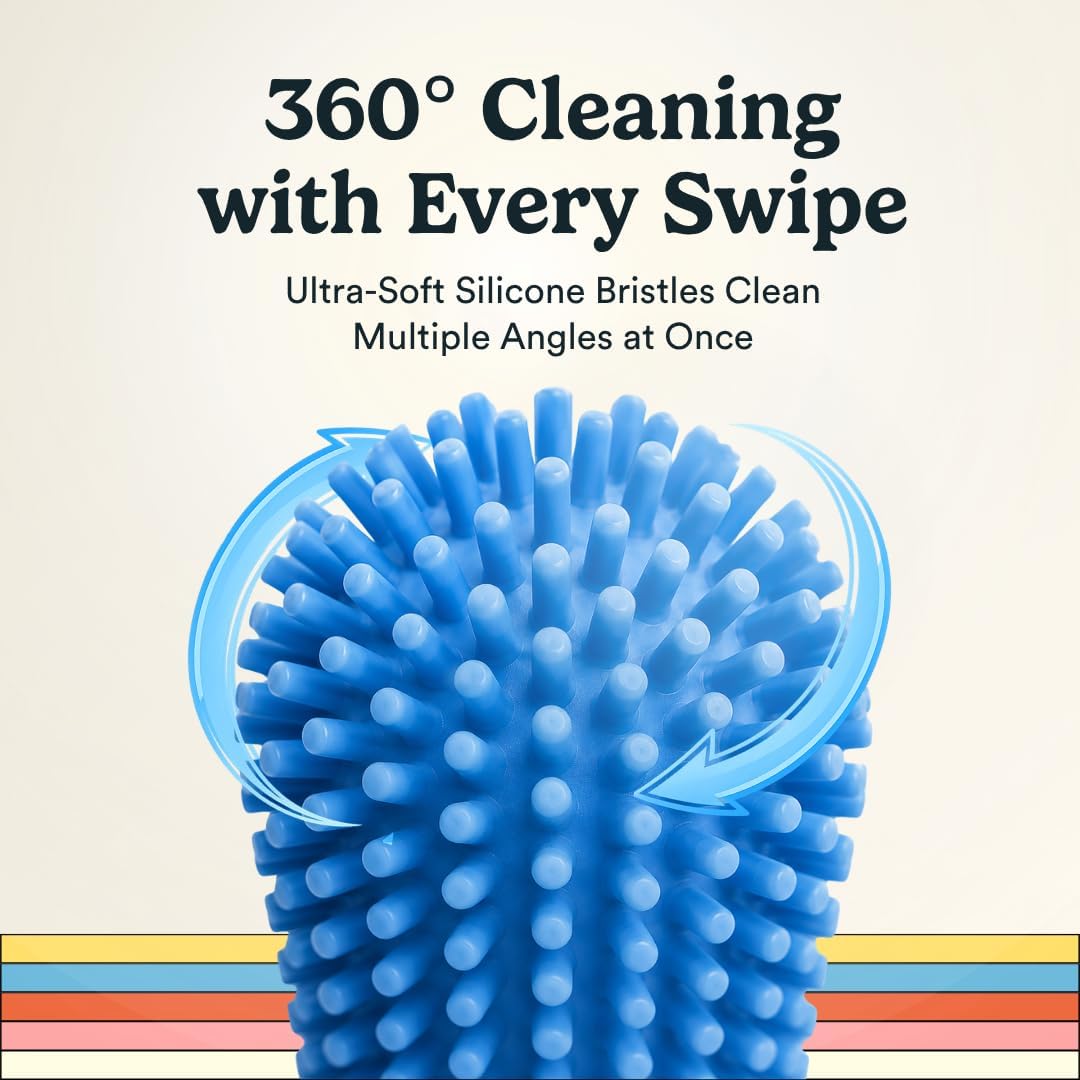 Jasper 360° Finger Toothbrush for Dogs and Cats, Blue